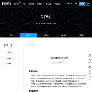 云备份和本地备份的区别 - 中光电信