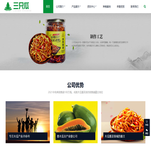 广西三只瓜食品有限公司-国内木瓜全产业链实力种植生产加工商