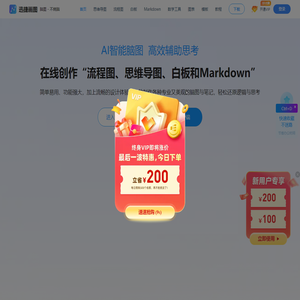 迅捷画图-专业的在线作图网站,在线画思维导图、流程图